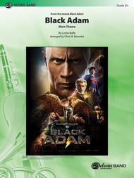 Black Adam Main Theme Concert Band sheet music cover Thumbnail